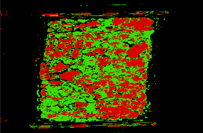 Segmentation et détection de présence de moisissure par caméra hyperspectrale